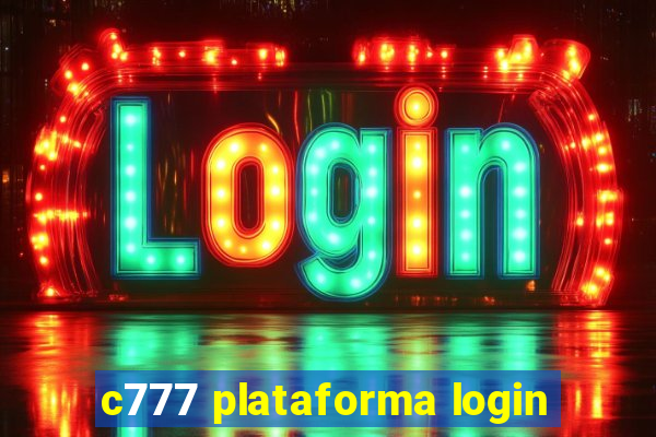 c777 plataforma login